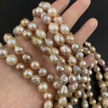 Natūralūs Gėlavandenių Perlų Karoliukus, Nereguliarus Žavesio Baroko Perlai, Papuošalai Priėmimo 