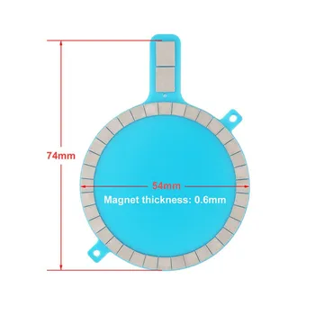 2vnt Belaidžių Įkrovimo magnetas Magsafe iPhone 12 11 Pro Max Mini XS XR X 8 Mobilųjį Telefoną Atveju Magnetinio Galinio Dangtelio Magsafe