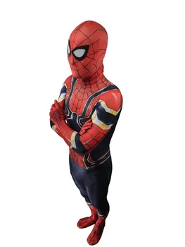Vyrai Voras, Geležinis Voras Cosplay Kostiumų Lycra Spandex Zentai bodysuits Geležis Spider Vyrų Helovinas Kostiumai