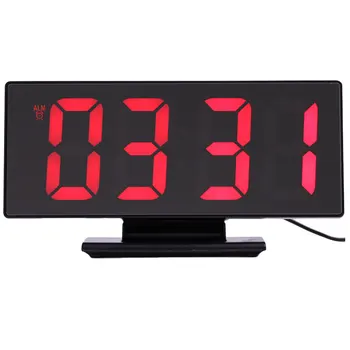 LED Veidrodėliai Skaitmeninis Laikrodis Žadintuvas Daugiafunkcį Atidėjimo Laiko Rodymas Naktį Lentelė Darbalaukio Office Home Miegamojo Puošmena