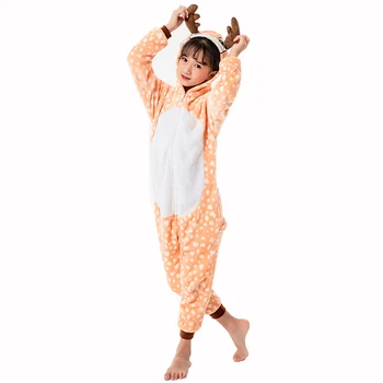 Berniukų, Mergaičių Vienaragis Pižama, Gyvūnų Cosplay Pižamos Onesies Vaikai Jumpsuit Kūdikis Sleepwear Vaikų Žiemos Pabėgiai Kombinezonai 10 12Y