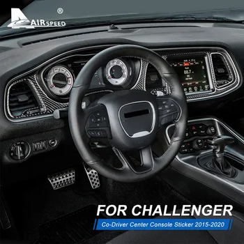 ORO Anglies Pluošto Dodge Challenger 2016 2017 2018 2019 2020 Priedai Vairuotojui dėtuvė Apdailos Dangtelio Lipdukas
