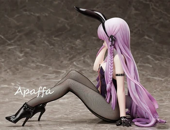 22cm Anime Seksuali Mergina Pav Žaislai B Stiliaus Danganronpa Kirigiri Kyouko Bunny Mergina PVC Veiksmų Skaičius, Žaislų Kolekcijos Modelis Lėlės