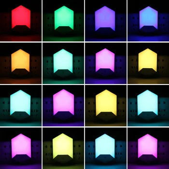 3 Stilius 16 Spalvų RGB Nuotolinio Valdymo Spalvinga Naktį Šviesos Lempos Miegamojo Puošmena Vaikai Palaipsniui Led Šviesos Naujovė Apšvietimas