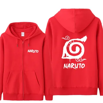 Naruto Palaidinės Naujų Anime Uchiha Cosplay Striukė Uzumaki Naruto Užtrauktukas Vilnos Hoodies Palaidinės Nemokamas Pristatymas Daugelis Dizainas