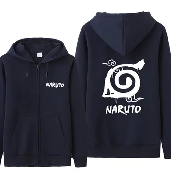 Naruto Palaidinės Naujų Anime Uchiha Cosplay Striukė Uzumaki Naruto Užtrauktukas Vilnos Hoodies Palaidinės Nemokamas Pristatymas Daugelis Dizainas