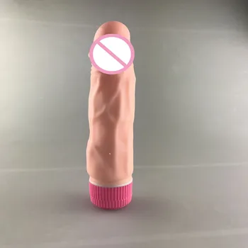BAILE 20CM Gumos Pigūs Dildo Realistiškas Penis Vibratorius Falą Su Vienos Vibracijos ,Valstybė Sekso Žaislai Moterims,Sekso Parduotuvė