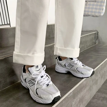 Aukštos Juosmens Ladys Prarasti Pločio Kojų Džinsai Atsitiktinis Streetwear Vaikinu Stilius Visas Ilgis Balta Mon Džinsus, Džinsinį Audinį Aukštosios Mados Kelnės