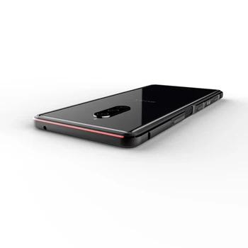 Sony Xperia 1 XZ4 Atveju Aliuminio Metalo Bamperis Atveju Sony Xperia 10 II Dual spalvos Metalinis Rėmas Telefono dėklas Xperia 1 II