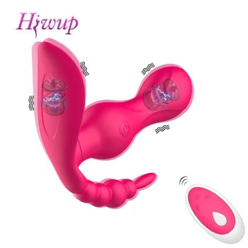 Nešiojami Dildo Vibratorius, Sekso Žaislai Orgazmas Masturbator Klitorį Stimuliuoja Belaidžio Nuotolinio Valdymo Kelnaitės Vibratorius Dildo