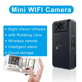 JOZUZE Mini Kamera, WiFi Smart Wireless, vaizdo Kameros IP Hotspot HD Naktinio Matymo Vaizdo Mikro Mažųjų Kamera Judesio Aptikimo Home Security