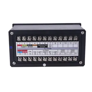 ZL-7918A Daugiafunkcį Automatinis Inkubatorius Valdytojas 100-240V LCD Ekranas Temperatūros, Drėgmės Kontrolė XM 18 Termostatas Šilumos