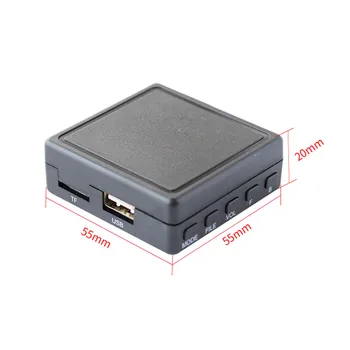 Automobilių 3.5 MM AUX TF USB Muzikos Adapteris Mini Įvesties ISO 6Pin už Renault Stereo