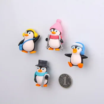 4pc/daug Didmeninės Mažai Pingvinas Šaldytuvas Magnetai, Šaldytuvas Magnetas Pranešimą Lipdukas Mielas Šaldytuvas Dekoras Vaikų Vaikų Namuose, Žaislai