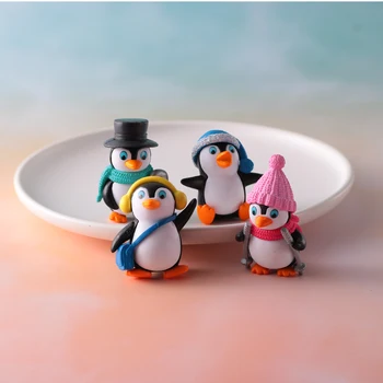 4pc/daug Didmeninės Mažai Pingvinas Šaldytuvas Magnetai, Šaldytuvas Magnetas Pranešimą Lipdukas Mielas Šaldytuvas Dekoras Vaikų Vaikų Namuose, Žaislai