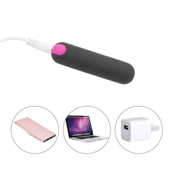 IKOKY 10 Greičio Mini Vibratorius Kulka USB Įkrovimo G-spot Massager Galingas Piršto Dizaino Stiprios Vibracijos Sekso Žaislai Moterims