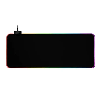 RGB Šviesos Gaming Mouse Pad, Sulankstomas Klaviatūros Kilimėlis, USB Sąsaja Kompiuterio Darbalaukio Apšvietimu Kilimėlis Mechaninė Žaidimas Klaviatūra