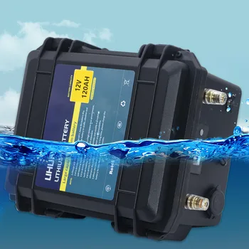 12V Ličio 120AH baterija vandeniui 12v 120AH ličio baterija 12v baterijų 120ah LED šviesos žvejybos šviesos