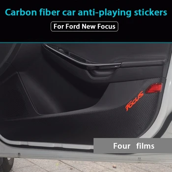 LENTAI Auto Automobilio Duris Anti Kick Pagalvėlės, Kilimėliai Lipdukai Reikmenys Ford Focus 3 4 Kuga C520 Mondeo MK 5 V Krašto Ekologinio Sporto 2017