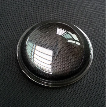 1 Gabalas, 51mm Skersmens Automobilių lempos stiklo objektyvas, blizgus, LED temperatūros optinis išgaubto objektyvo Lente de cristal optico