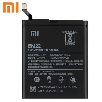 Xiao Xiaomi Mi BM22 Autentiška Baterija Xiaomi MI5 Premjero M5 Mi 5 3000mAh Telefonas Originalus Akumuliatorius + Įrankio