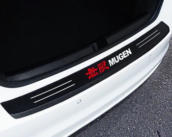 Automobilis-Mugen Stiliaus Emblema Kamieno Galinis Bamperis Guard Lipdukas Anglies Pluošto Honda Odyssey SUTARIMU MIESTO Crosstour SPIRIOR Accessories