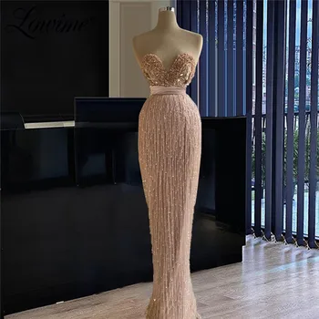 Rožinė Oficialų Dubajus Vakaro Suknelės Kutas Duobute Garsenybių Suknelės 2021 Couture Arabų Suknelės Moterims Šalis Ilgai Prom Dress