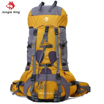 Džiunglių Karalius Lauko alpinizmo maišas 70 +5 L profesinės vandeniui nailono alpinizmas, kelionės, kempingas alpinizmo kuprinė