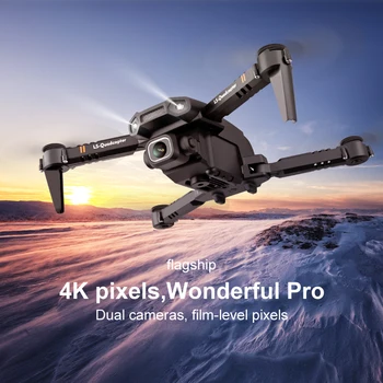 2021 Naujas Mini Drone XT6 4K 1080P HD Kamera, WiFi Fpv Oro Slėgio Aukščio Laikyti Sulankstomas Quadcopter RC Drone Vaikas Žaislą Dovanų