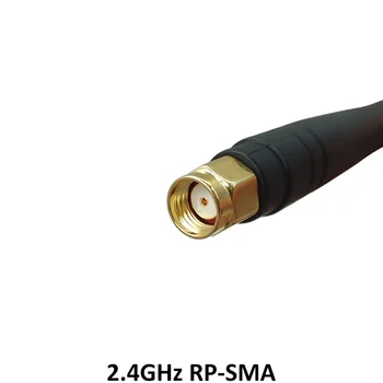 2.4 Ghz antena Wifi 3dbi Antena RP-SMA Jungtis 2.4 ghz antenos 2.4 G wifi antena maršrutizatorius + IPX SMA galiuku ilgiklis