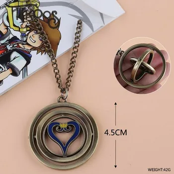 5kinds Anime Kingdom Hearts Sora Roxas paversti metalo pakabukas lydinio fahion karoliai
