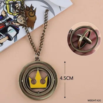 5kinds Anime Kingdom Hearts Sora Roxas paversti metalo pakabukas lydinio fahion karoliai