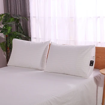 ĮŽEMINIMO Butas Lapą su 2 pagalvių užvalkalai Balta spalva Pobūdžio Medvilnės Sidabro Įžeminimo Energijos EMF protetion geriau miegoti