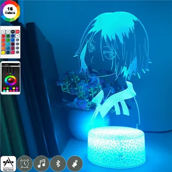 App Kontrolės Kozume Kenma Anime Personažai naktinė lempa 3d Led Spalva Keičiama Vaikams Draugais Suprise Dovanos Renginio Prizas Šviesos
