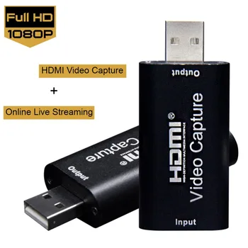 2 Tipas 1080P USB 2.0 Video Capture Card Dongle Surinkimo Žaidimas Stream 