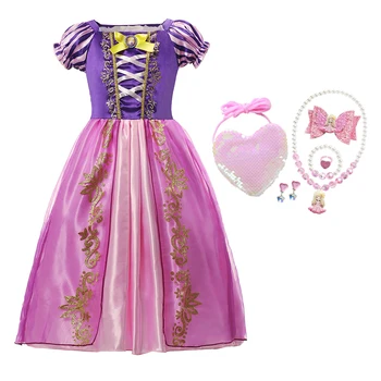 Mergaitė Princesė Dress Rapunzel Dress Up Baby Snow White 