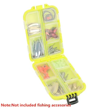 TSURINOYA 9.6x64x3cm Plastiko Žvejybos Box 10 Skyrių, Žvejybos Reikmenys Saugojimo Žvejybos Kablys Įrankių dėžė Karpių Žvejyba Žvejyba