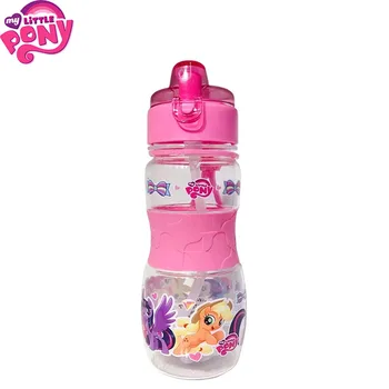 Mano Mažai Pony Vaikams, Vandens Sippy Cup Kūrybos Animacinių filmų Kūdikio Maitinti Puodeliai su Šiaudelius Lauko Nešiojamų Buteliai