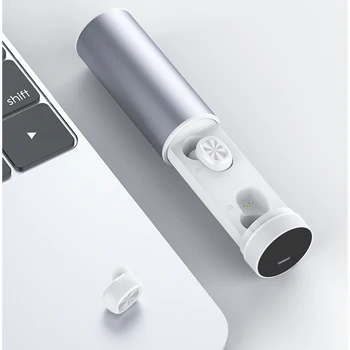 Bluetooth 5.0 Ausines TWS Mini HIFI In-ear Sporto Veikia Rankų įrangos Įkrovimas Lauke Belaidės laisvų rankų įrangos Su Mikrofonu HD Skambinti