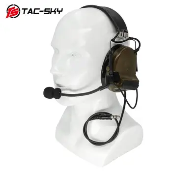 TAC-DANGUS COMTAC II silikono earmuffs klausos triukšmą, pikapas karinis taktinis laisvų rankų įranga FG+ U94 Kenwood plug TR