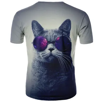 2020 naujas 3D T-shirt mielas kačiukas katė įdomu berniukas viršūnės T-shirt vyrams ir moterims trumpomis rankovėmis vasaros marškinėliai