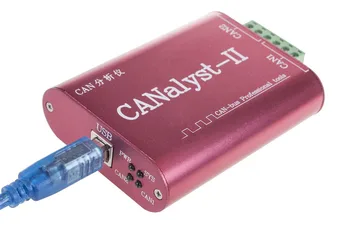 CANalyst-II USB GALI Analizatorius GALI, AUTOBUSŲ Konverteris Adapteris Paramos ZLGCANpro
