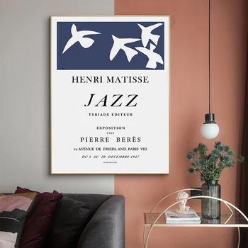 Abstraktusis Menas, Henri Matisse Drobės Tapybos Rinkinys Šiaurės Plakatas Ir Spausdinimo Sienos Nuotraukas Kambarį Dekoratyvinis Nuotrauką plakat