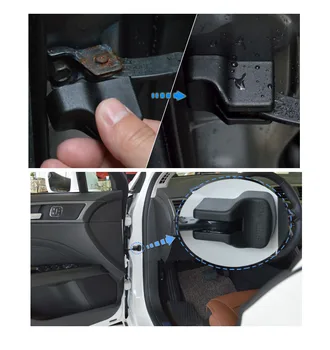 CHIZIYO 4PCS Automobilio Duris Kamščiu, apsauginis Dangtis Durų Užraktas Apsauginis Dangtelis Camry Highlander EZ Auto Priedai
