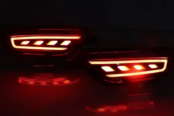 2vnt Skirti Mazda CX-5 CX5 2017 2018 2019 LED Galinis Atšvaitas užpakalinis žibintas Priešrūkinis Žibintas Galinis Bamperis žibintas Stabdžių Žibintas Posūkio Signalo Lemputė