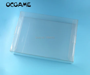 OCGAME Nintendo žaidimo dėžės Aišku, skaidrus DNE N64 Žaidimo dėžutės Raštas Atveju CIB žaidimai plastikinių PET Raštas 12pcs/daug