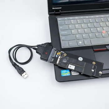 18+8 Pin SSD su SATA 2.5 colių USB Adapteris Kortelės 2012 Macbook Air /Pro Retina Keitiklis su USB 2.0 Kabelis