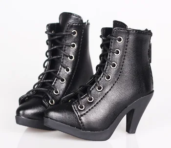 1/3 1/4 moterų mergina SD įgaliotasis leidimus suteikiantis pareigūnas DOD BJD MSD Dollfie Sintetiniai Batai juodos spalvos aukštos obcasie batų YG366