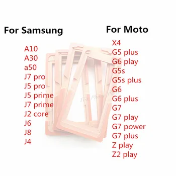 24pcs Ekrano Pelėsių Turėtojas Klijavimas Pelėsių Samsung A10 A30 A50 J6 J8 J4 J2 J5 J7 Pro Prime Moto X4 G5 G5S G6 G7 Žaisti Plus Galia