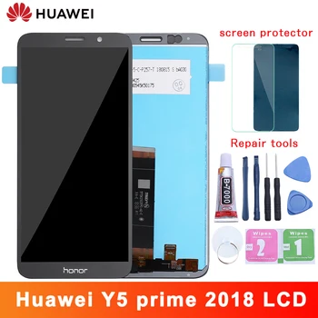 2018 Naujas 5.45 colių Huawei Y5 premjero 2018 LCD Ekranas Jutiklinis Ekranas skaitmeninis keitiklis Asamblėjos Huawei Y5 Pro 2018 LCD Su karkasu